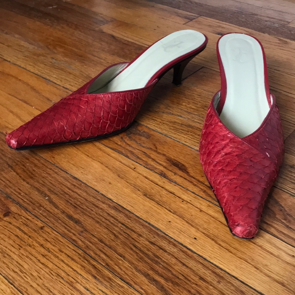 Genuine Leather Mules